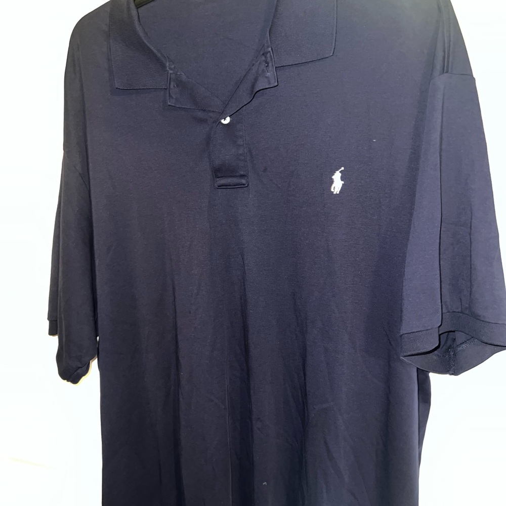 Ralph Lauren Blue Polo Shirt Classic Style